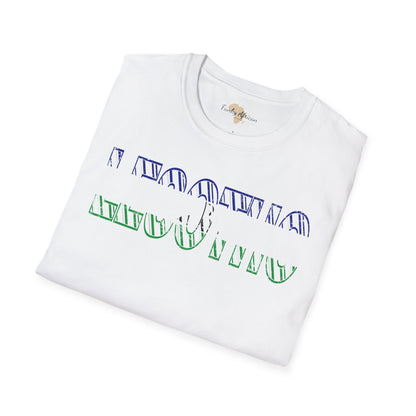 Lesotho text unisex softstyle tee