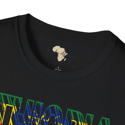 Ethiopia text unisex softstyle tee