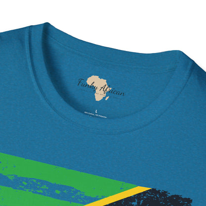 Tanzania strip unisex softstyle tee