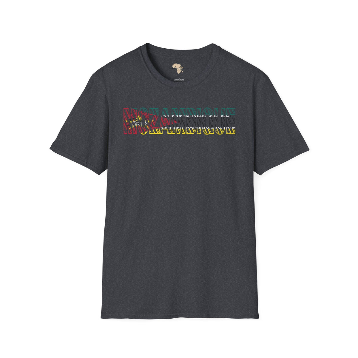 Mozambique text unisex softstyle tee Funky African