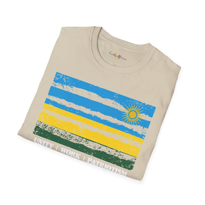 Rwanda strip unisex softstyle tee