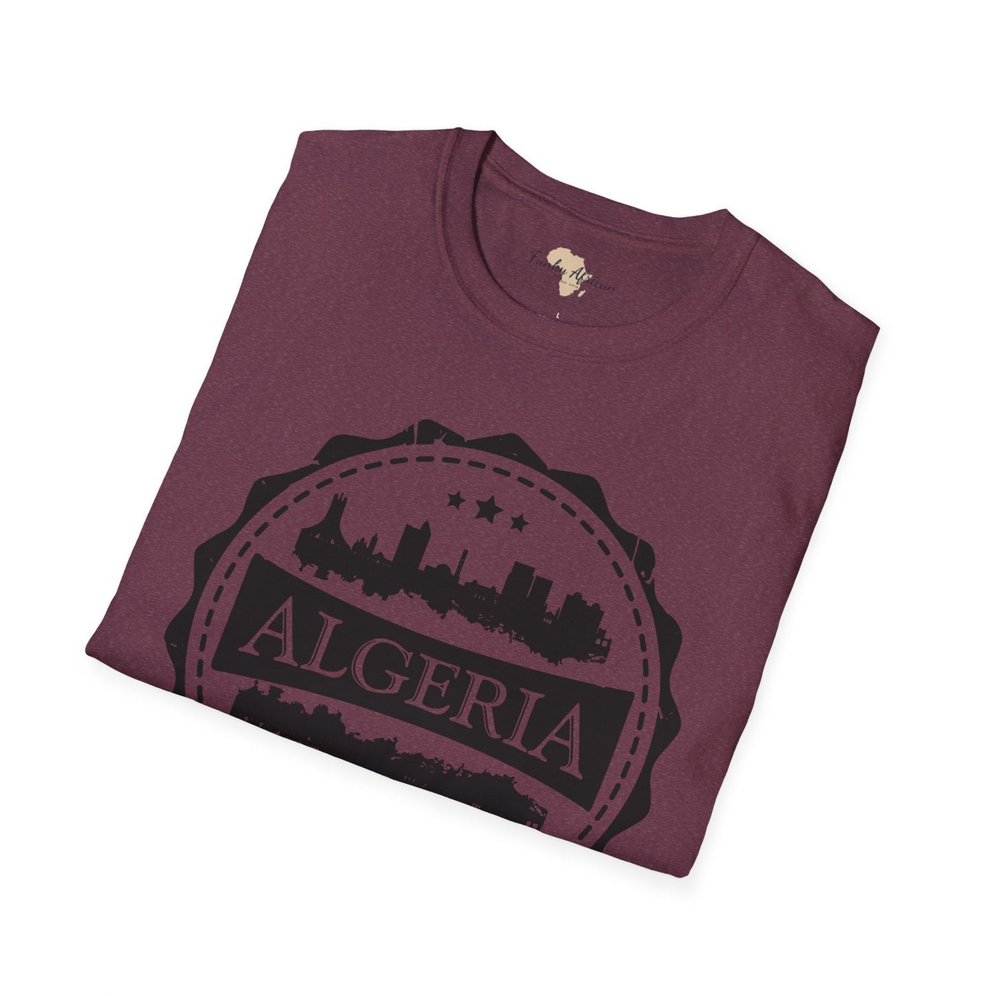 Algeria Stamp unisex tee