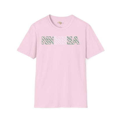 Nigeria text unisex softstyle tee