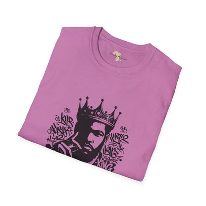 African King graffiti unisex softstyle tee