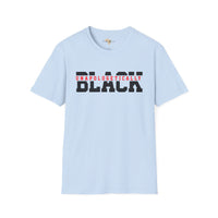 Unapologetically black unisex softstyle tee Funky African