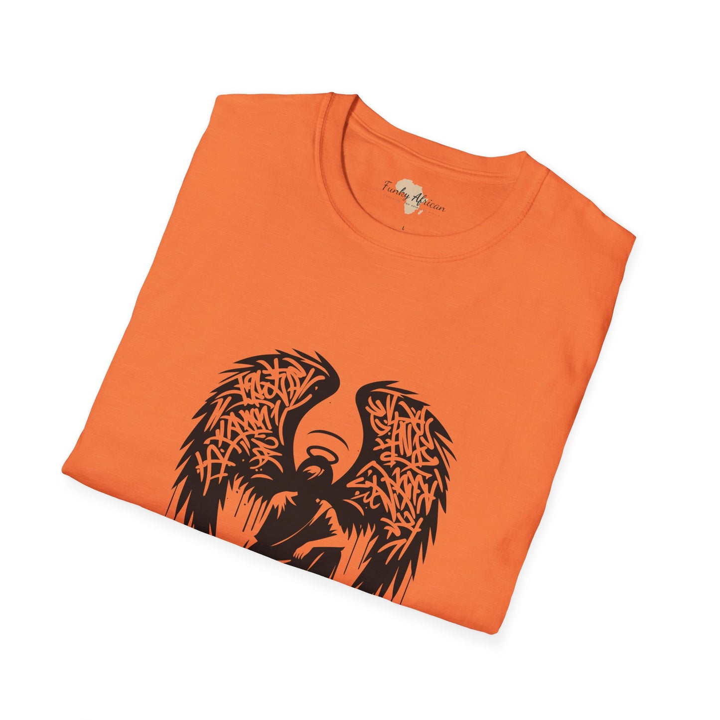 Angel graffiti unisex softstyle tee