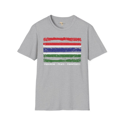 Gambia strip unisex softstyle tee