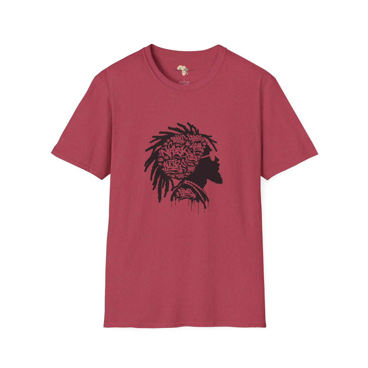 Funky graffiti unisex softstyle tee Funky African