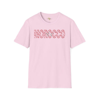 Morocco text unisex softstyle tee