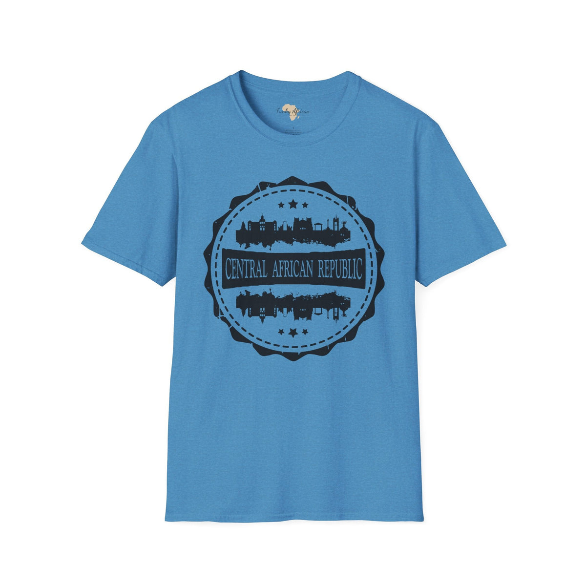 Central African Republic Stamp unisex tee Funky African