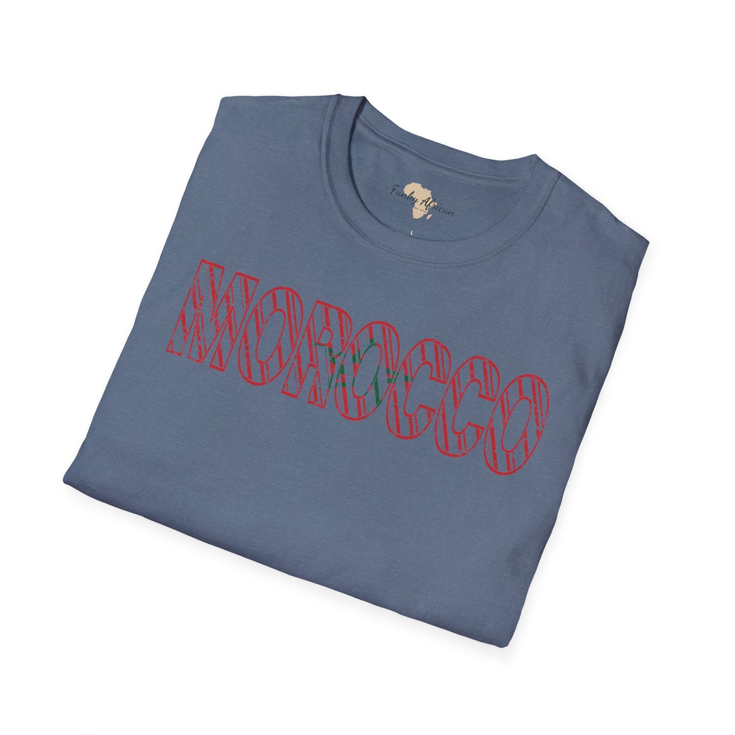 Morocco text unisex softstyle tee