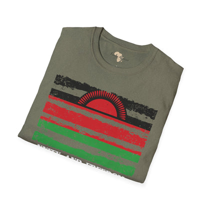 Malawi strip unisex softstyle tee