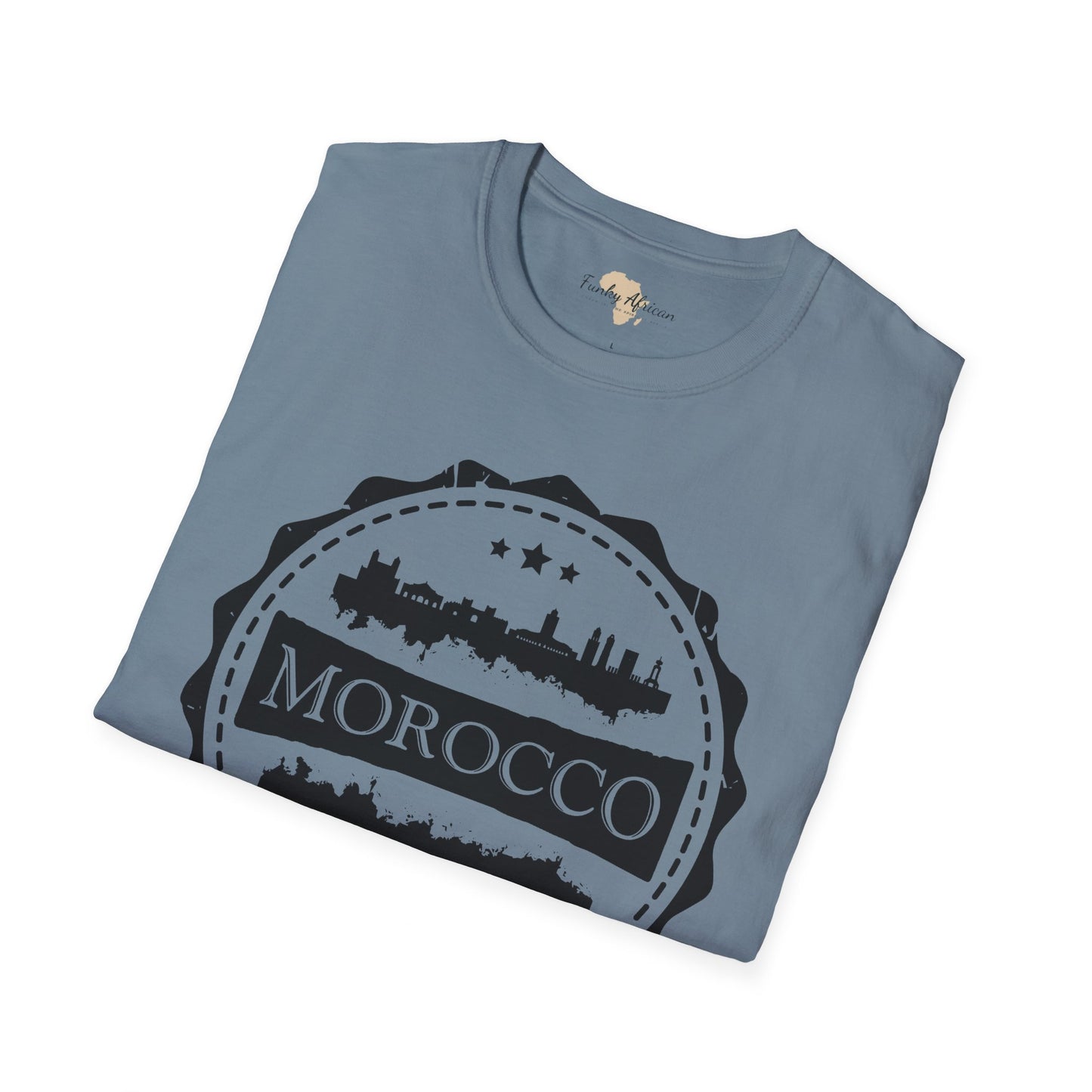 Morocco Stamp unisex tee