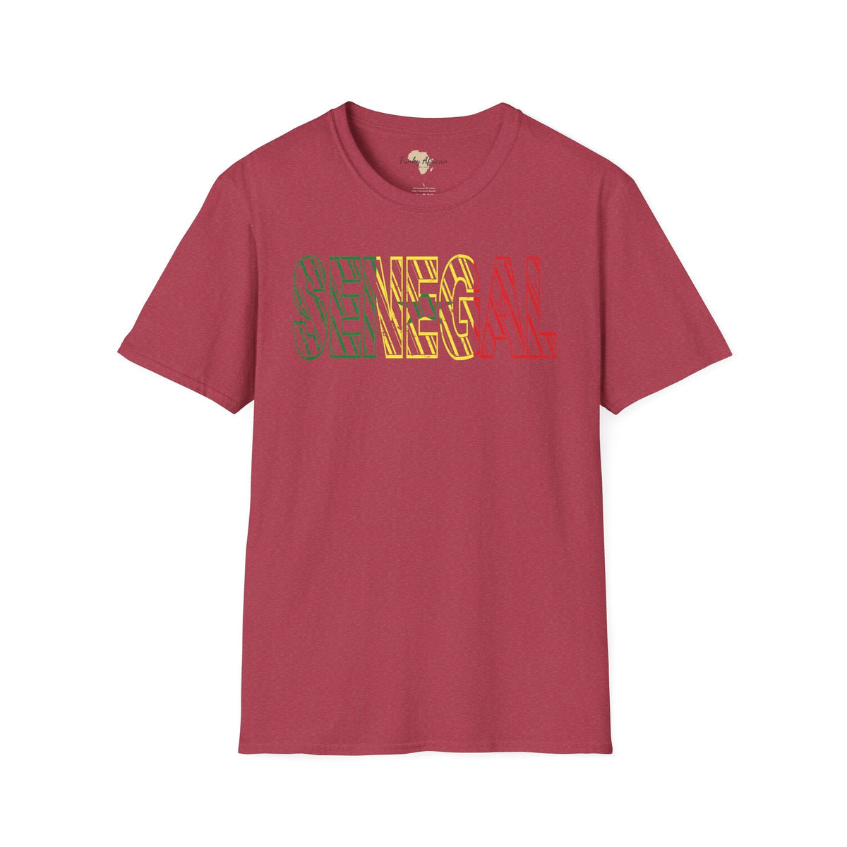 Senegal text unisex softstyle tee Funky African