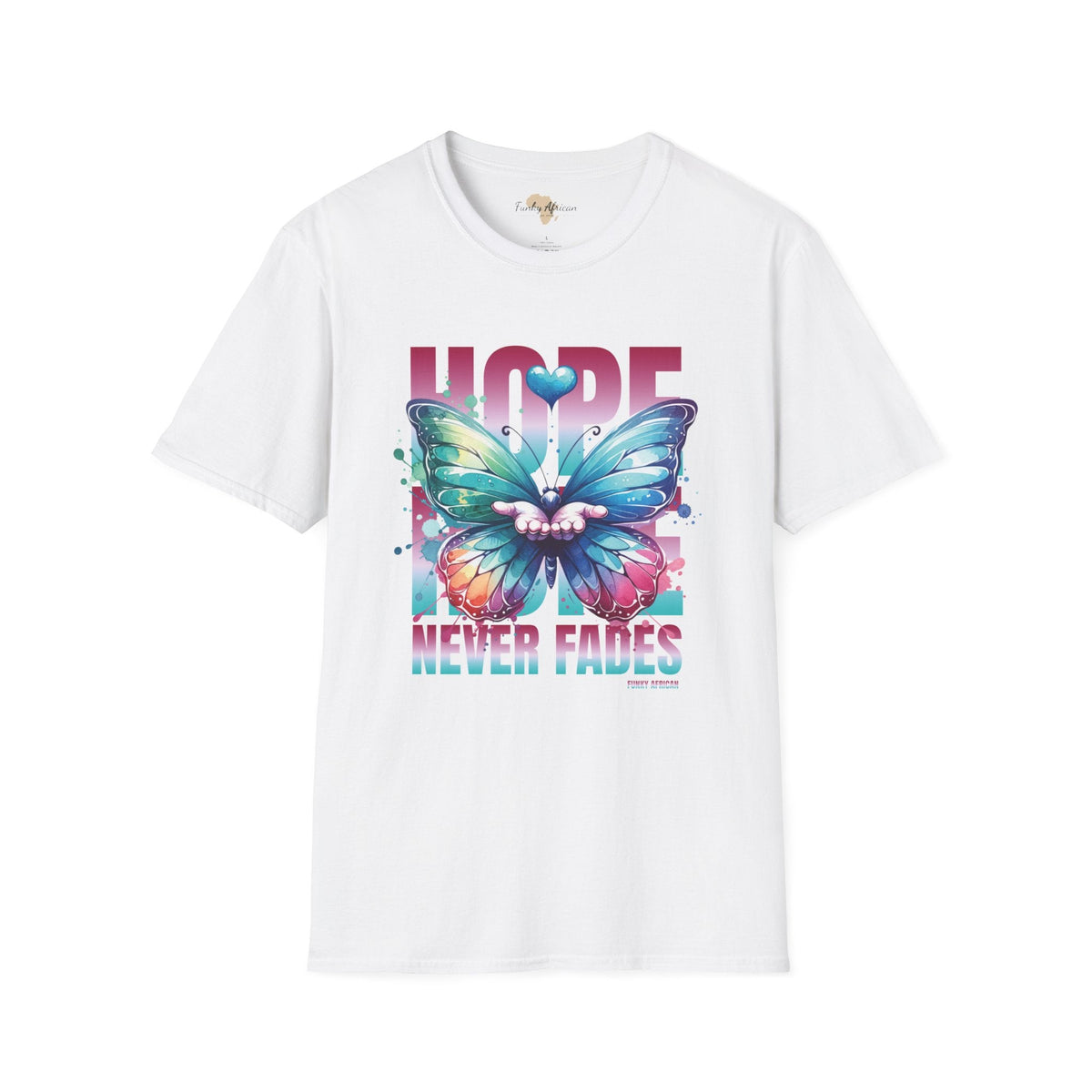 Hope never fails unisex softstyle tee Funky African