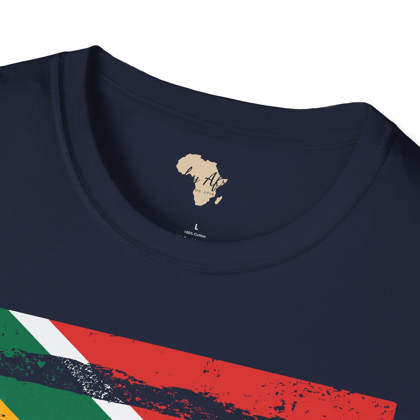 South Africa strip unisex softstyle tee