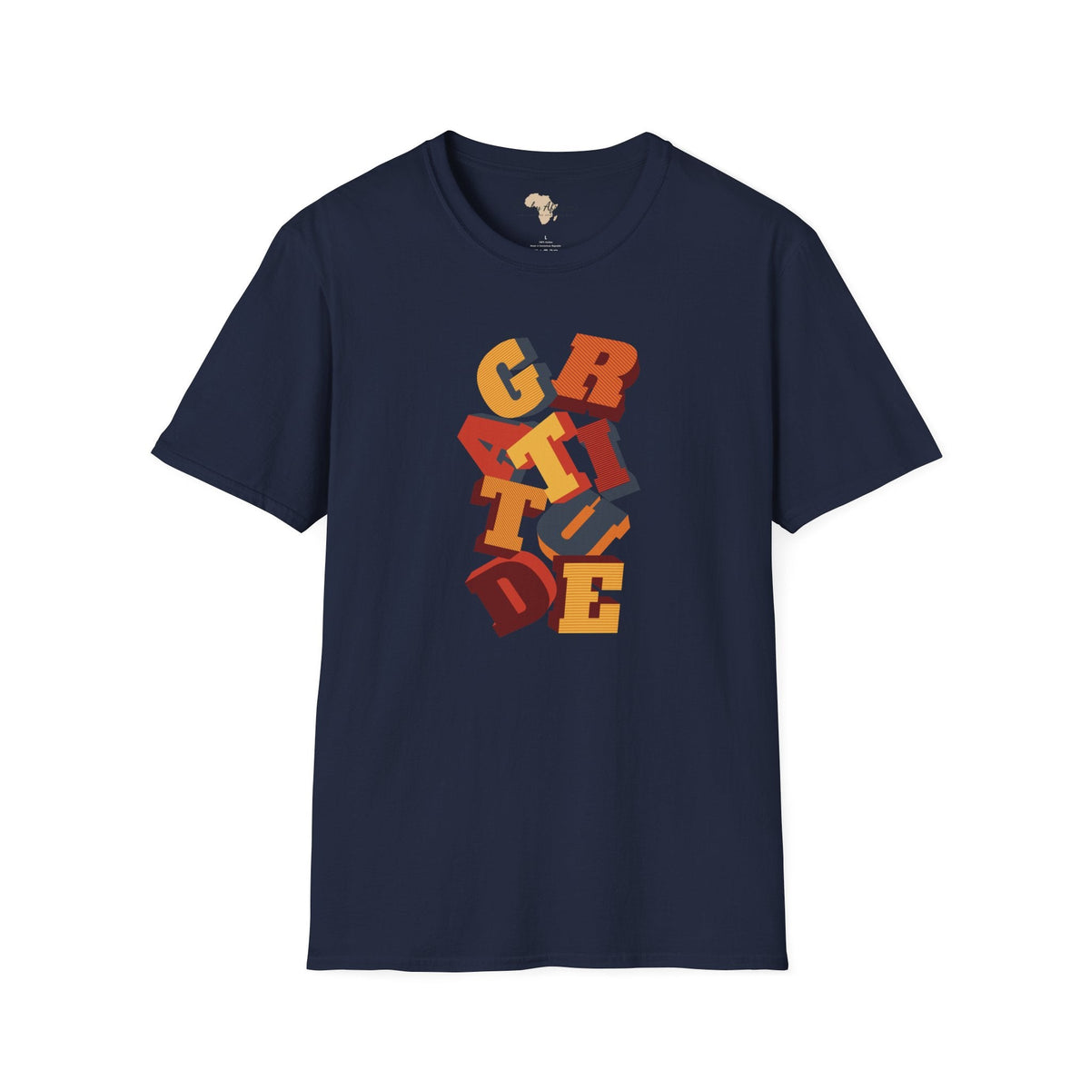 Gratitude unisex softstyle tee Funky African