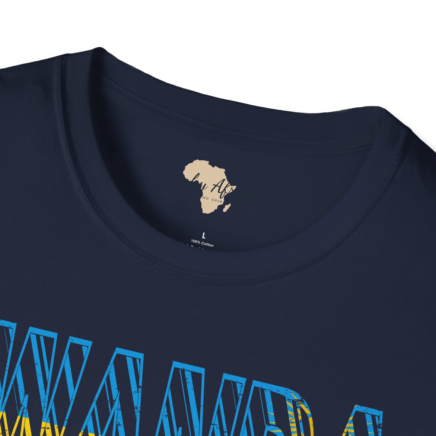 Rwanda text unisex softstyle tee