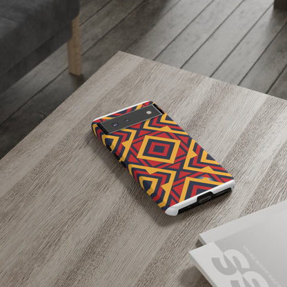 African Print Google Pixel Tough Cases