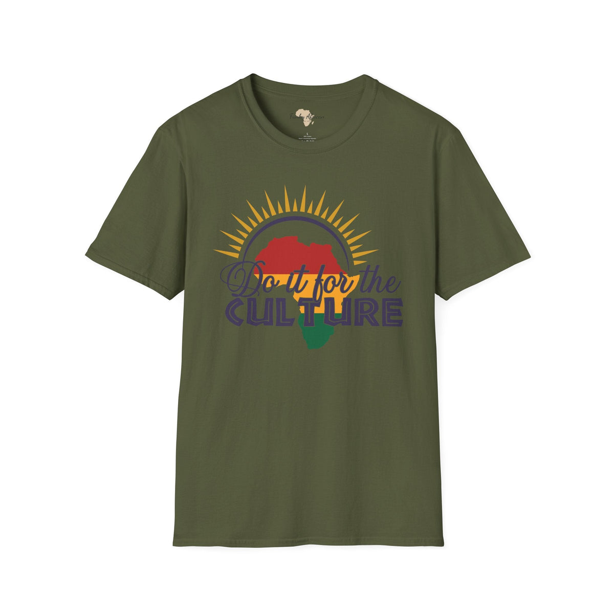 For the culture unisex softstyle tee Funky African