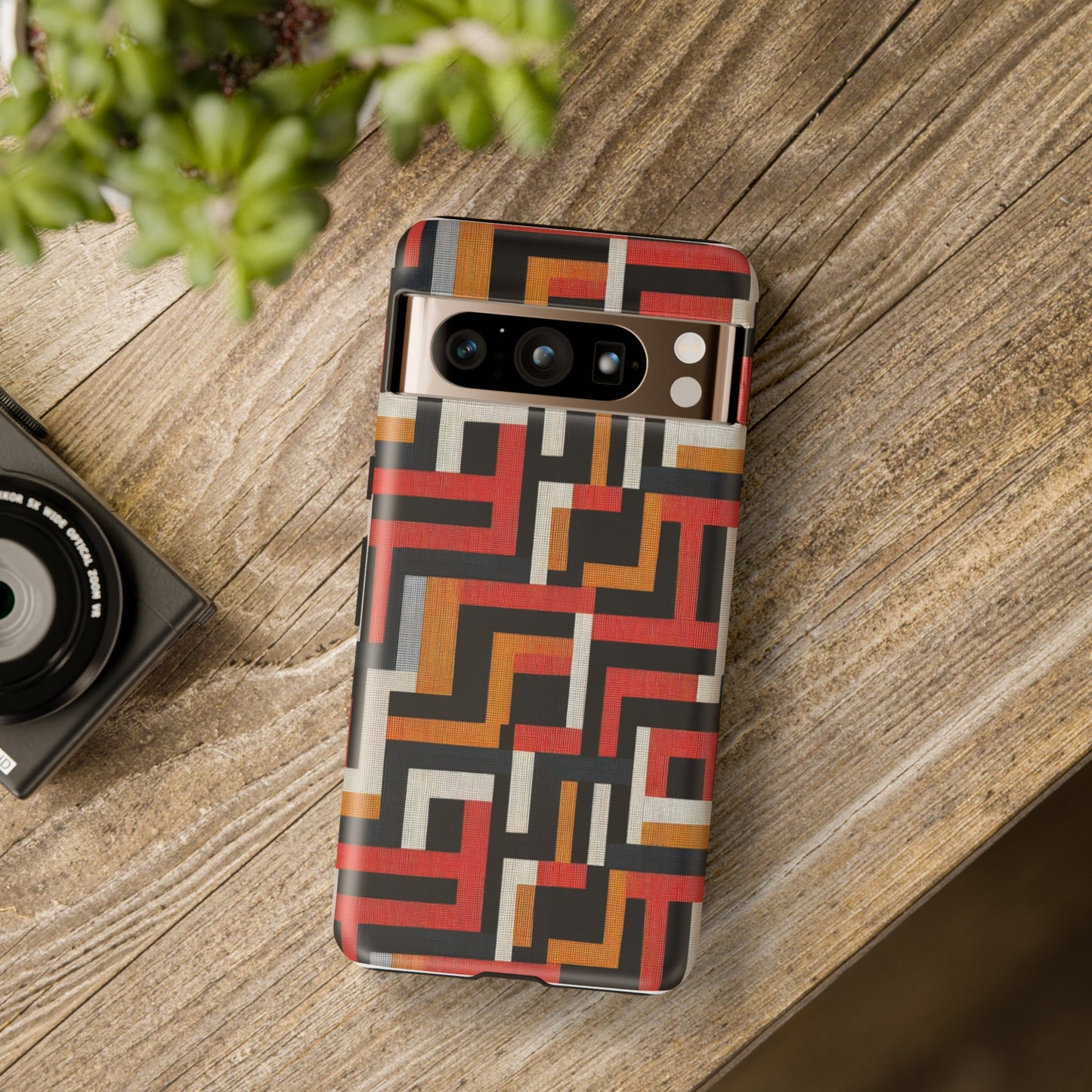 African Print Google Pixel Tough Cases