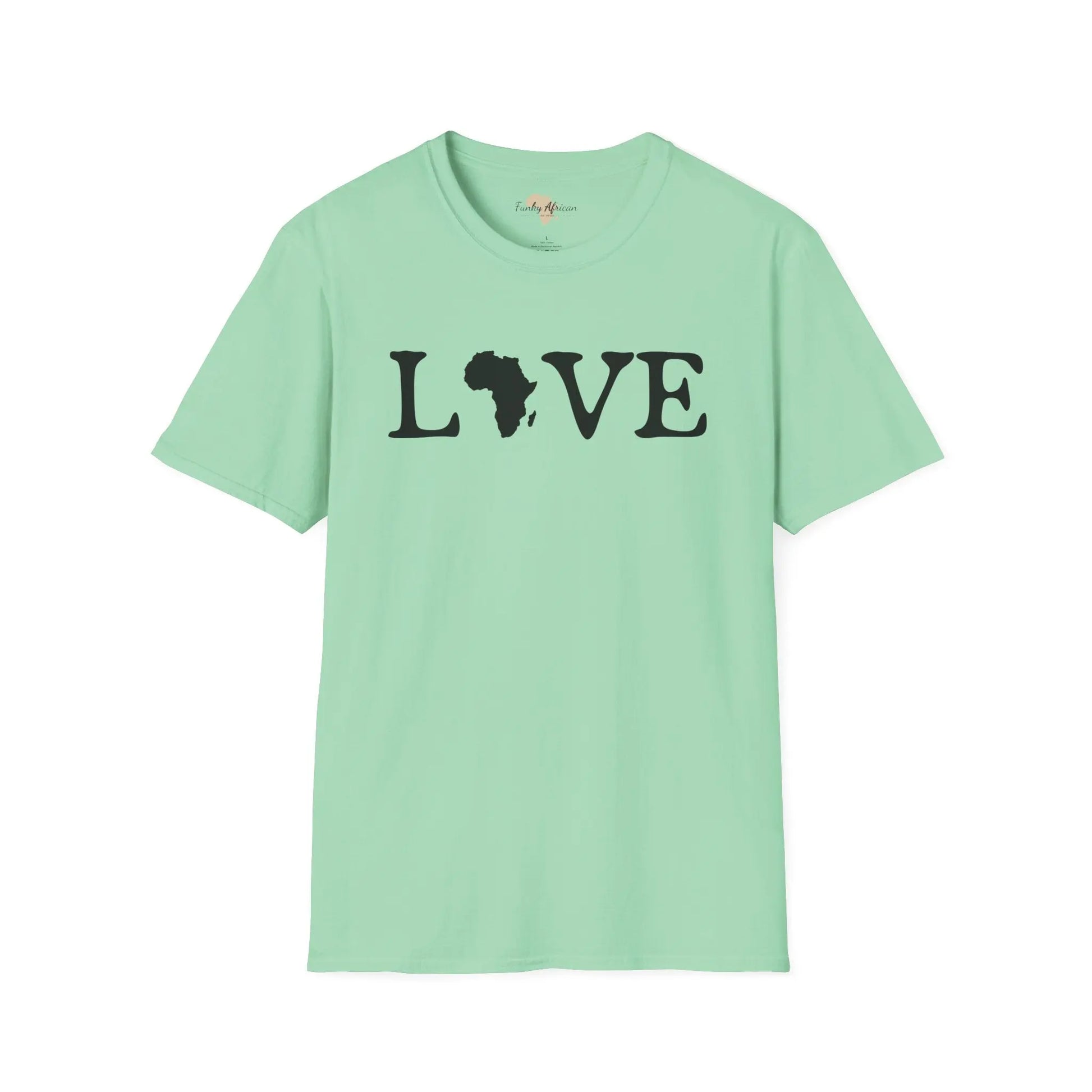 One love unisex softstyle tee Funky African