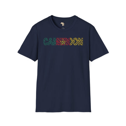 Cameroon text unisex softstyle tee