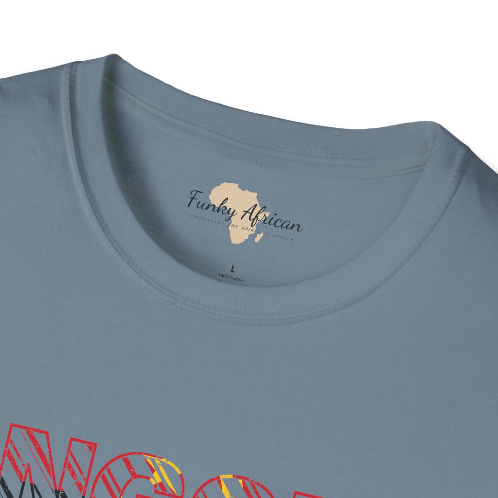 Angola text unisex softstyle tee Funky African
