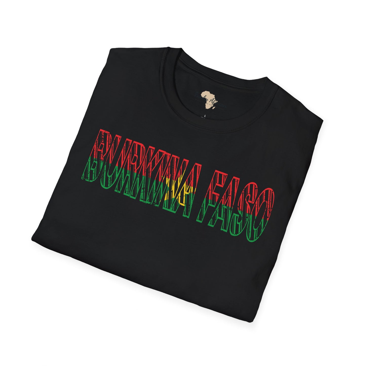 Burkina Faso text unisex softstyle tee