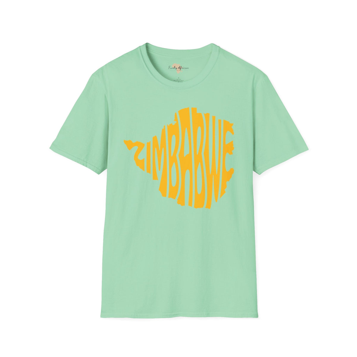 Zimbabwe cut unisex softstyle tee Funky African