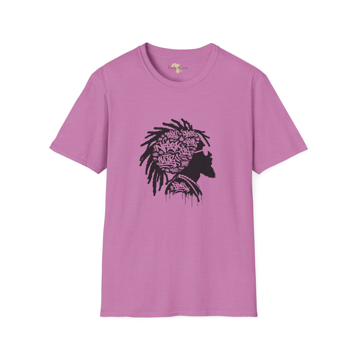 Funky graffiti unisex softstyle tee Funky African