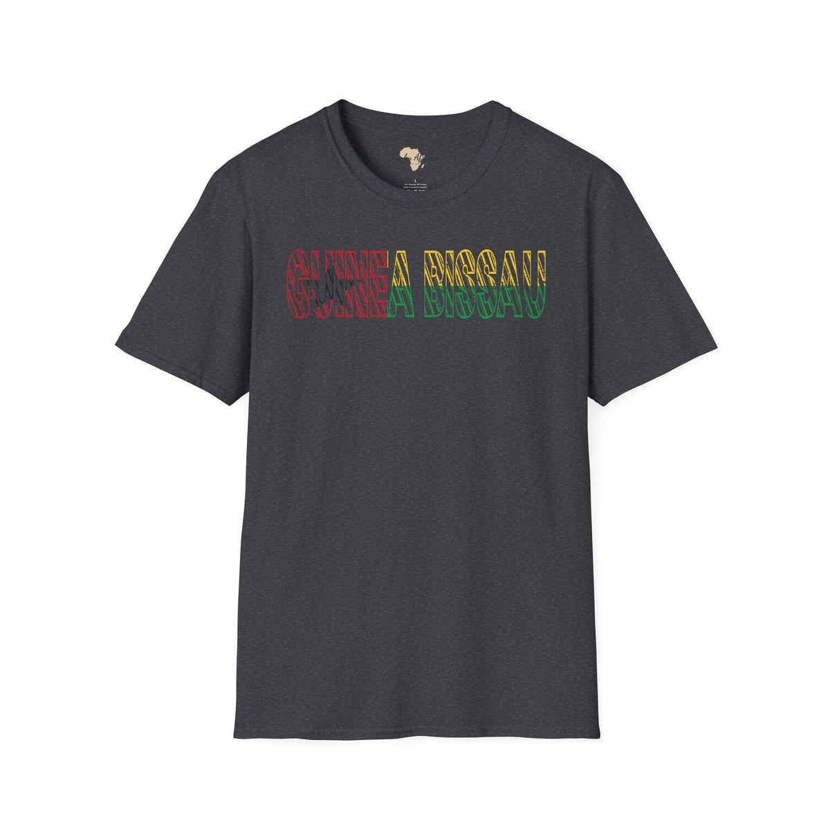 Guinea-Bissau text unisex softstyle tee Funky African