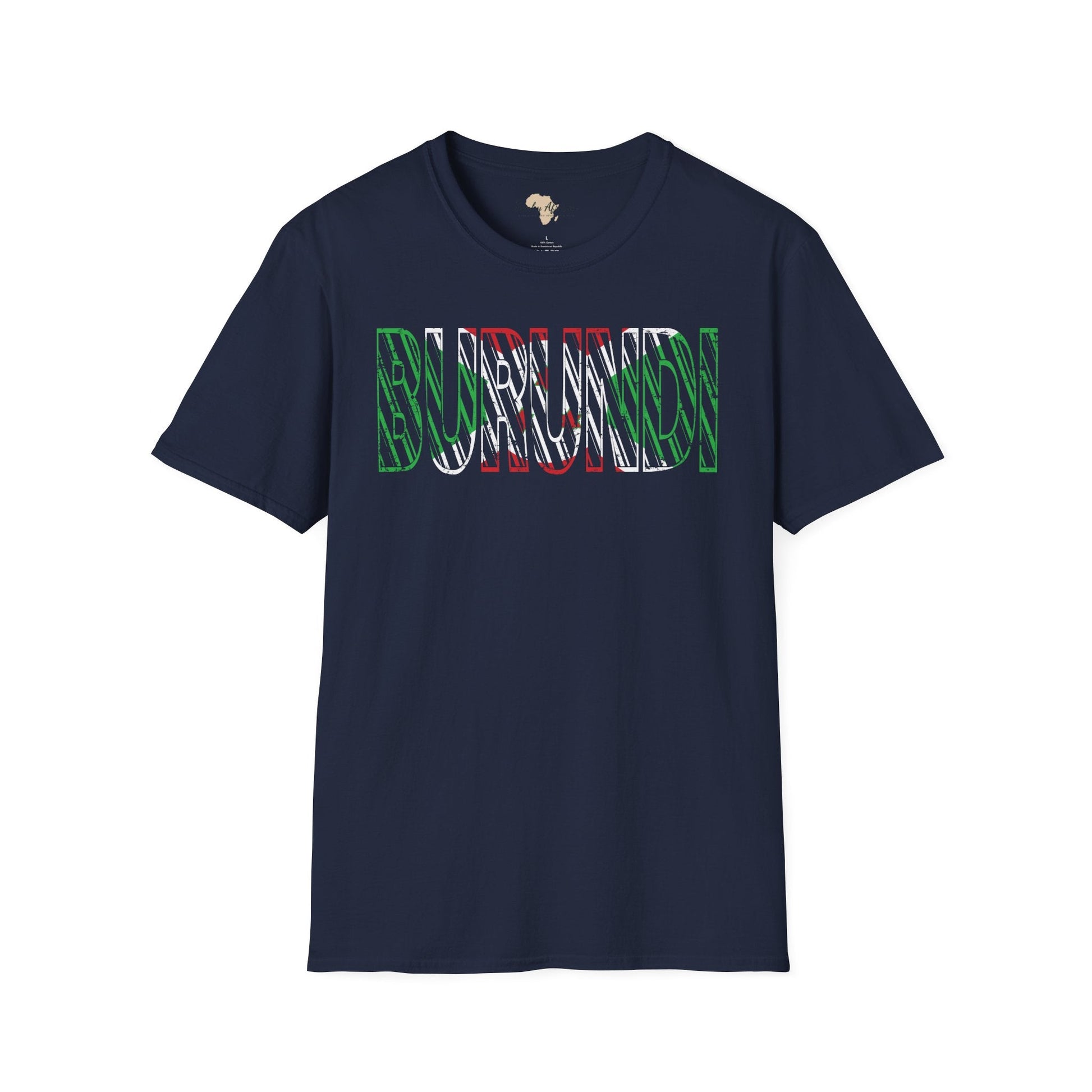 Burundi text unisex softstyle tee Funky African