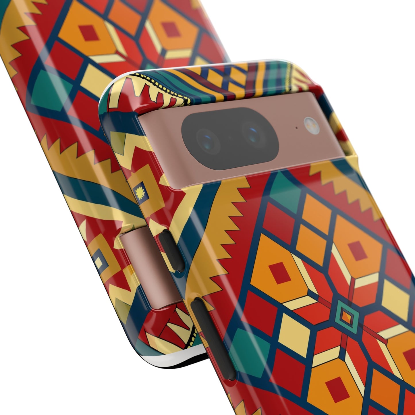 African Print Google Pixel Tough Cases