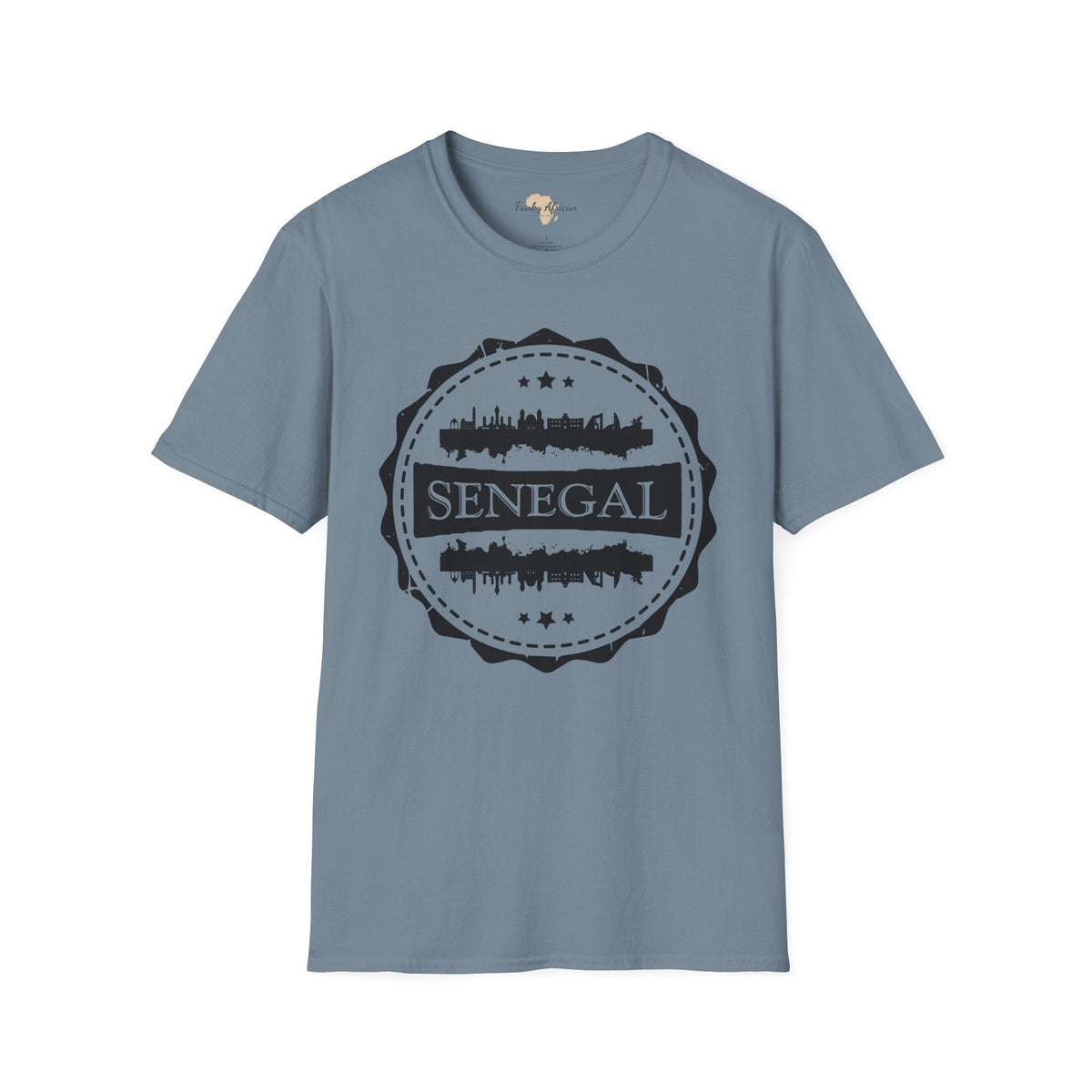 Senegal Stamp unisex tee Funky African