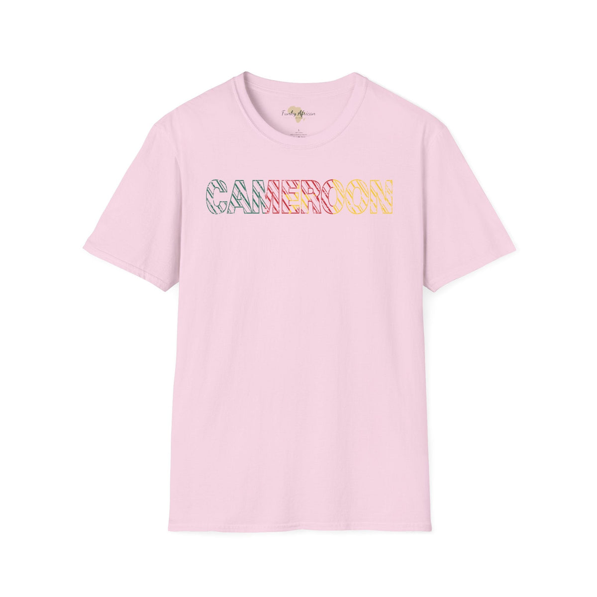 Cameroon text unisex softstyle tee Funky African