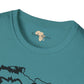 African map graffiti unisex softstyle tee Funky African