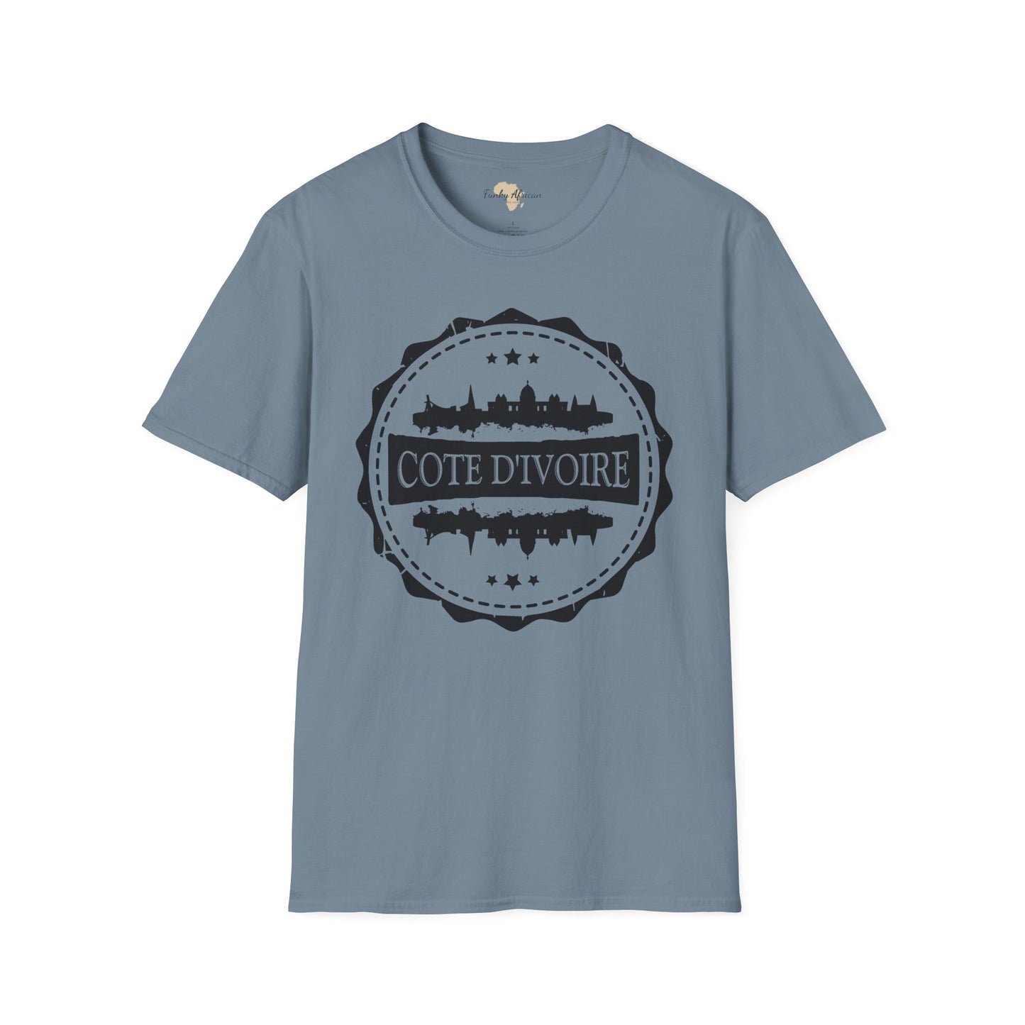 Côte d'Ivoire Stamp unisex tee