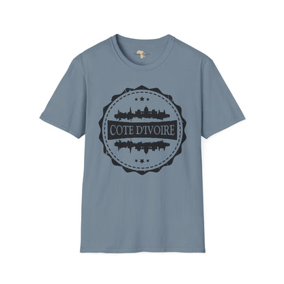 Côte d'Ivoire Stamp unisex tee