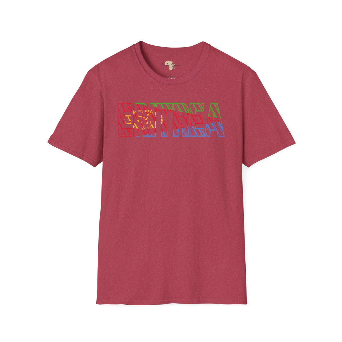 Eritrea text unisex softstyle tee Funky African