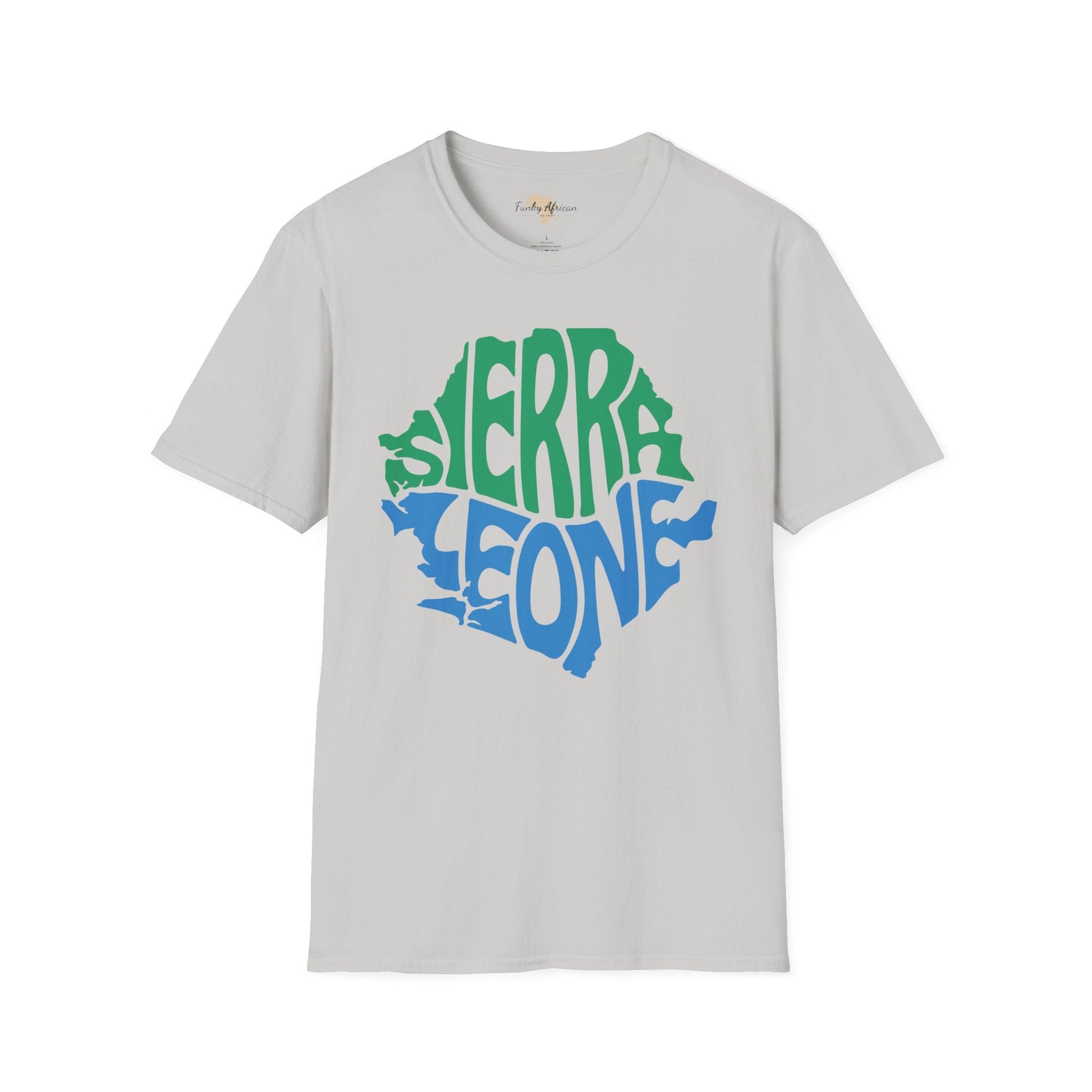 Sierra Leone cut unisex softstyle tee Funky African