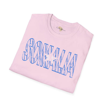 Somalia text unisex softstyle tee