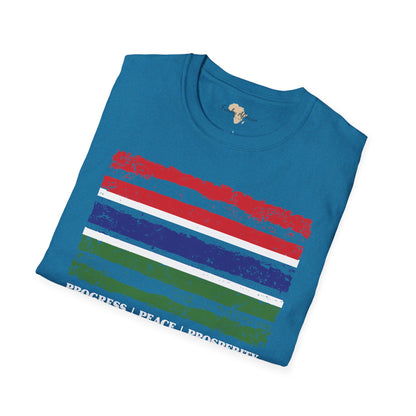 Gambia strip unisex softstyle tee