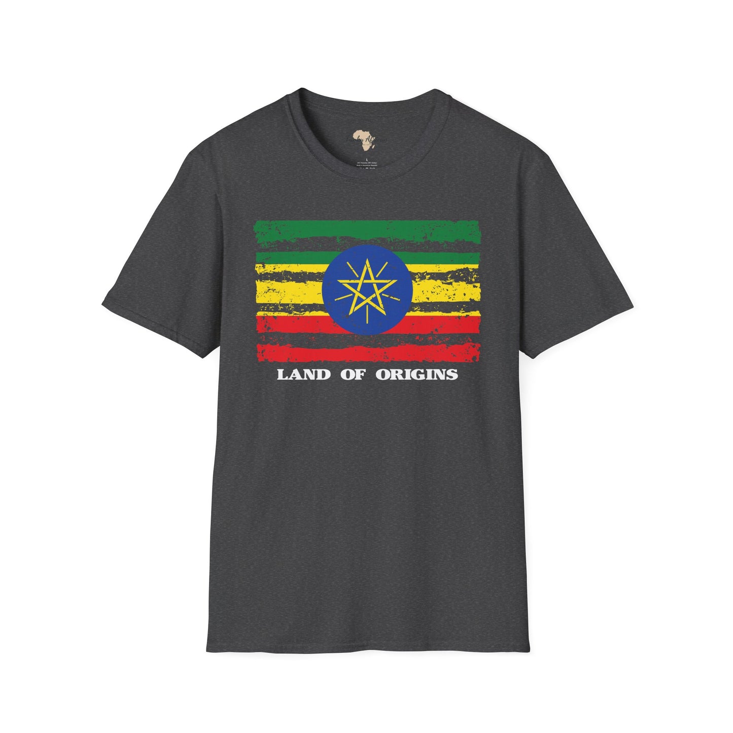 Ethiopia strip unisex softstyle tee