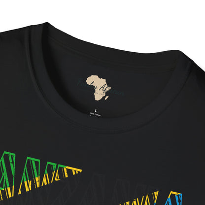 Tanzania text unisex softstyle tee