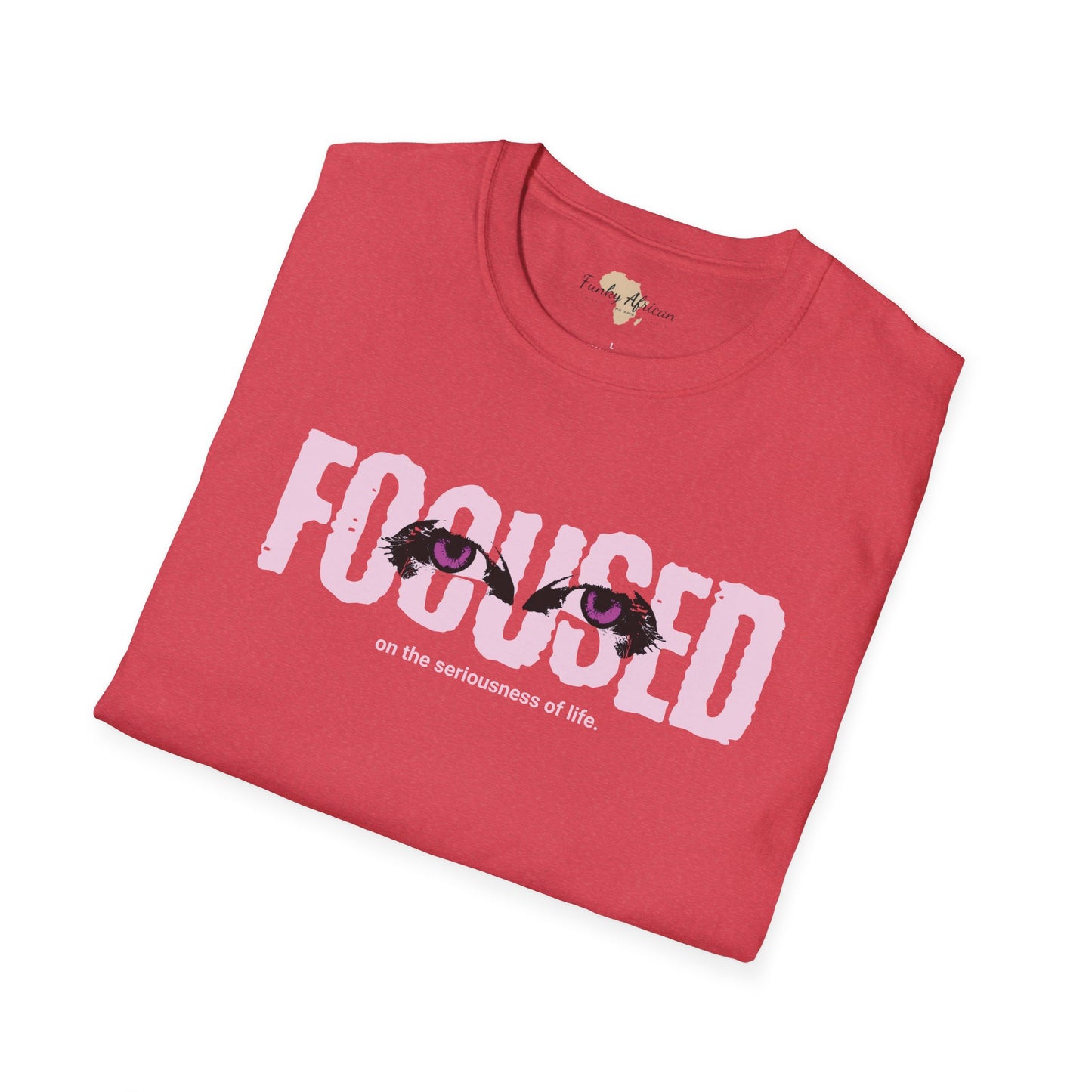 Focused unisex softstyle tee