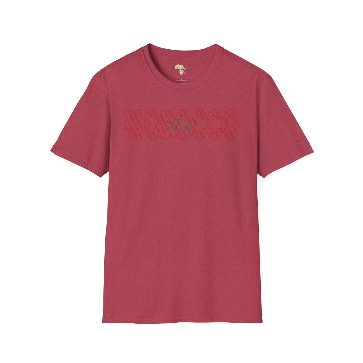 Morocco text unisex softstyle tee Funky African