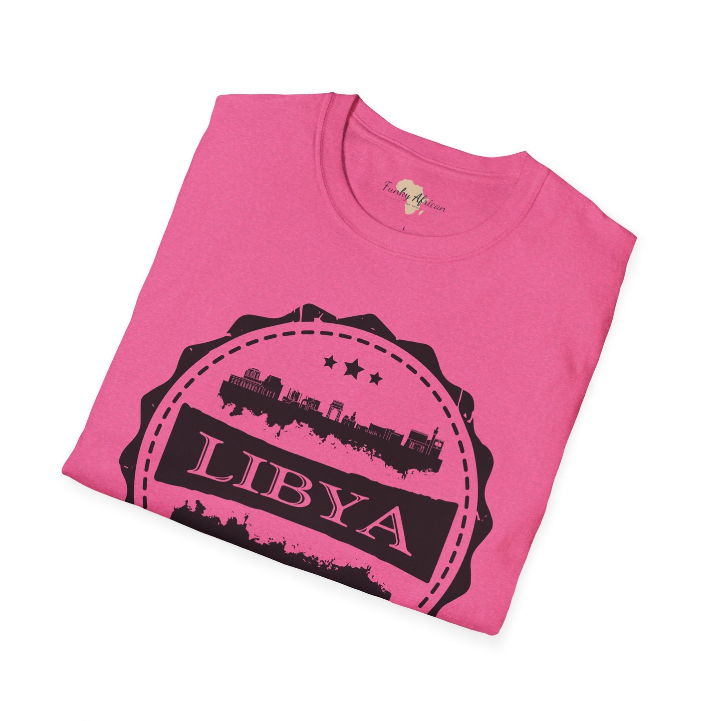 Libya Stamp unisex tee