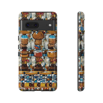 African Print Google Pixel Tough Cases