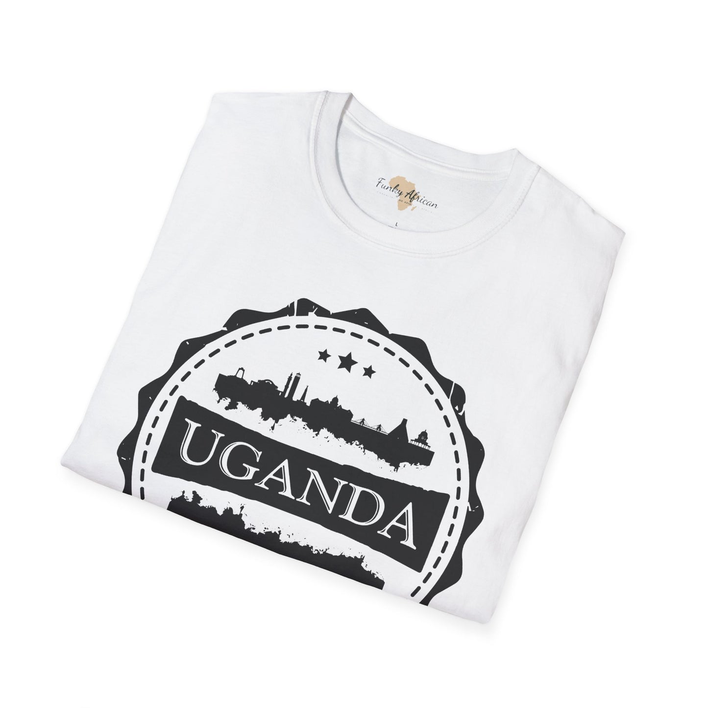 Uganda Stamp unisex tee